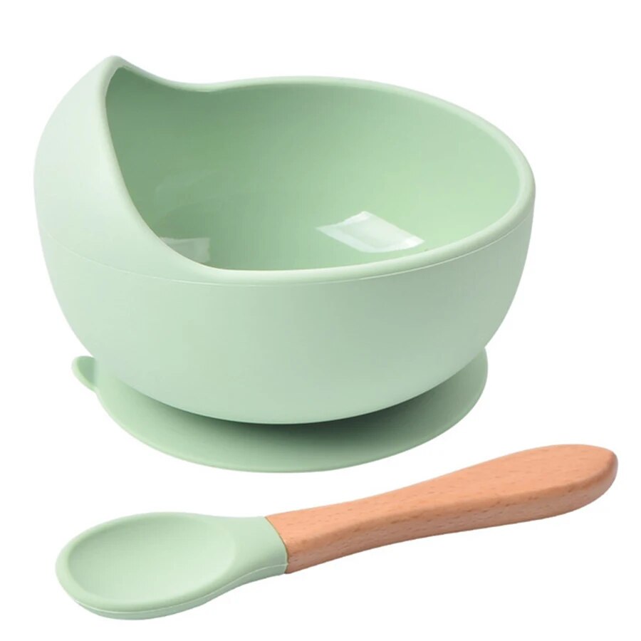 Baby Food Nutrition - Cuenco de alimentación de silicona a