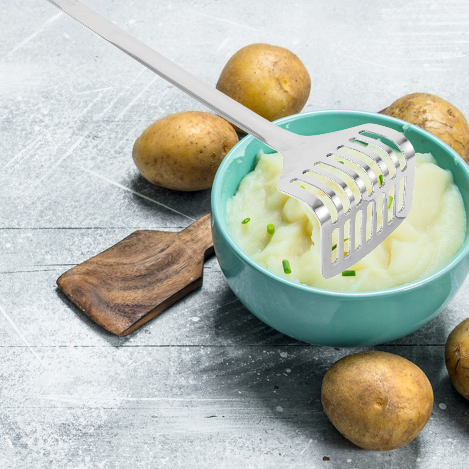 Baby Food With Avocado - Prensa de patatas de acero inoxidable,