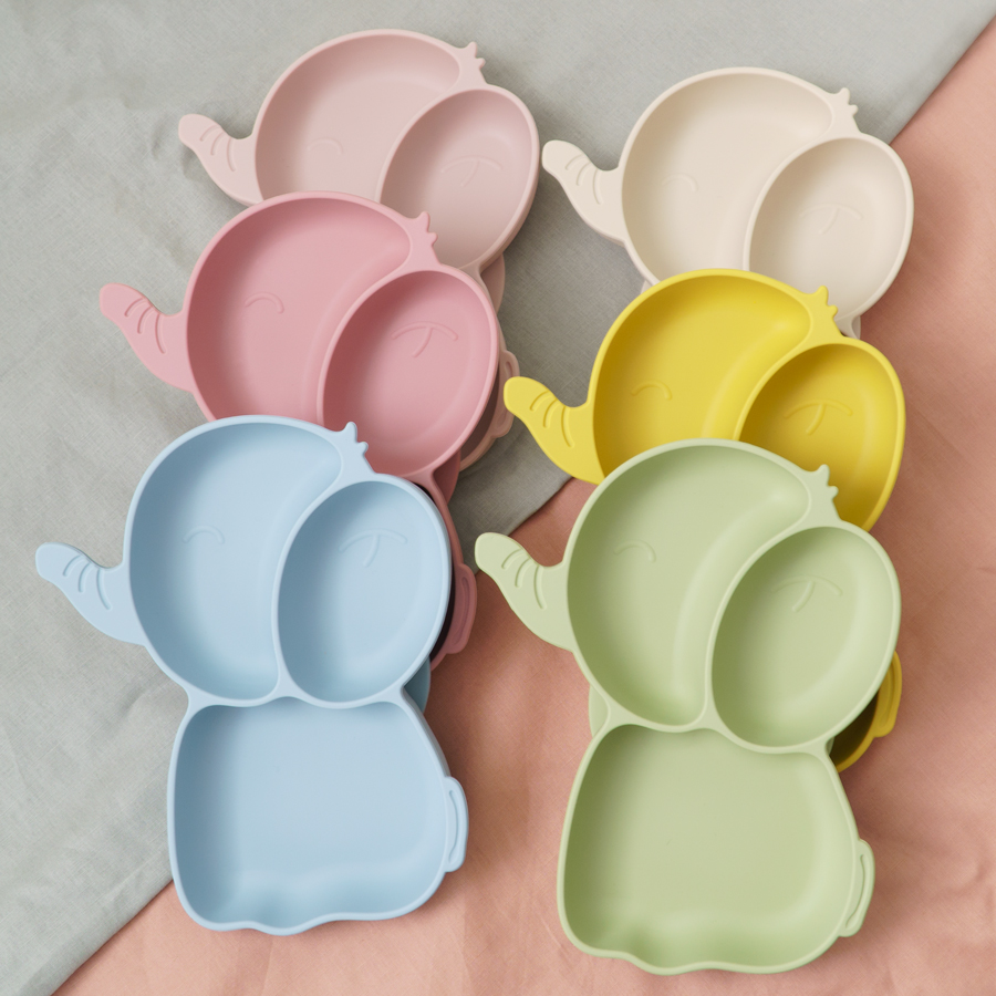 Baby Food Universe - Platos de comedor de silicona para
