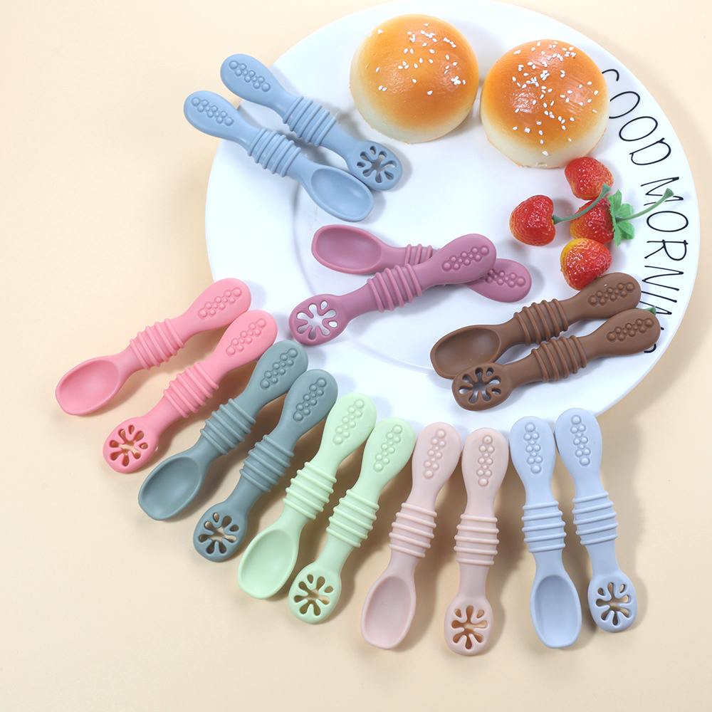 Baby Food Nutrition - Juego de cucharas de aprendizaje para