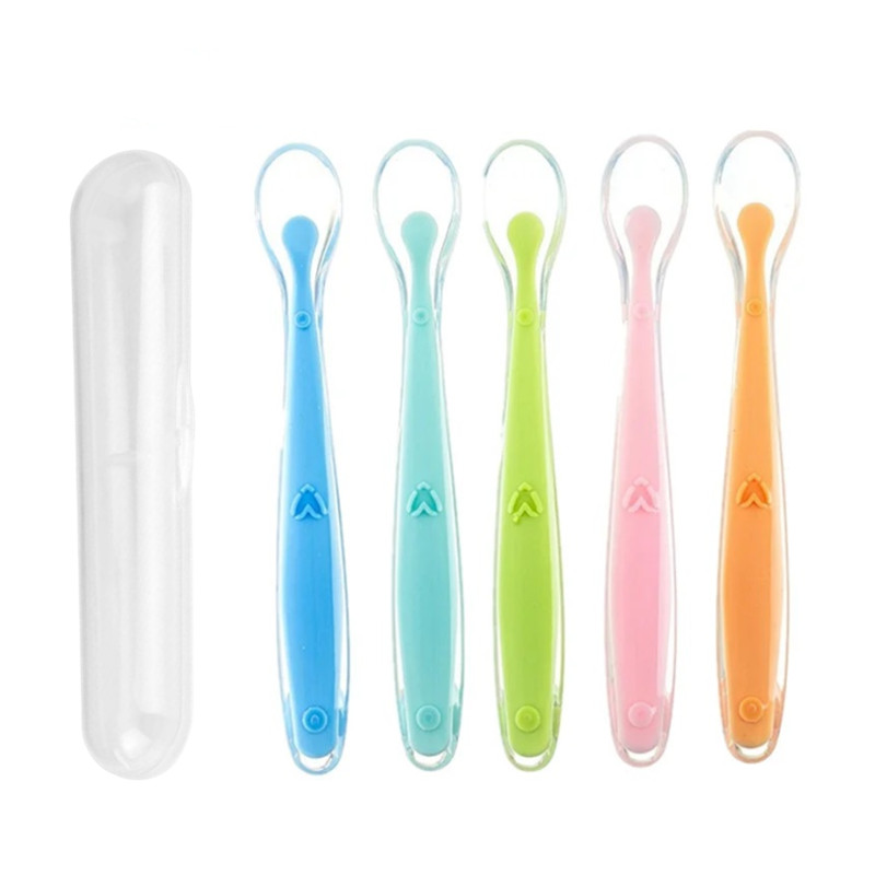 Baby Food Nutrition - Cucharas de silicona para bebé sin