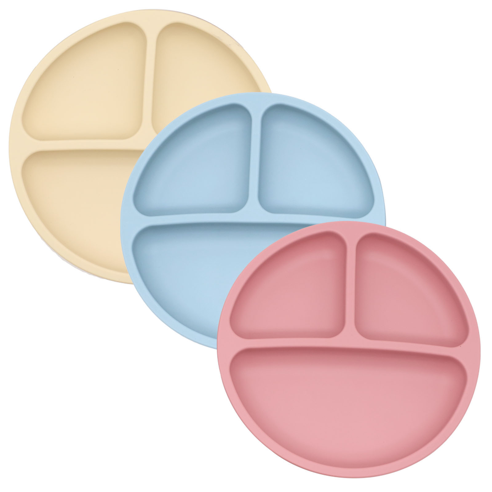 Baby Food Nutrition - Plato dividido de silicona de calidad