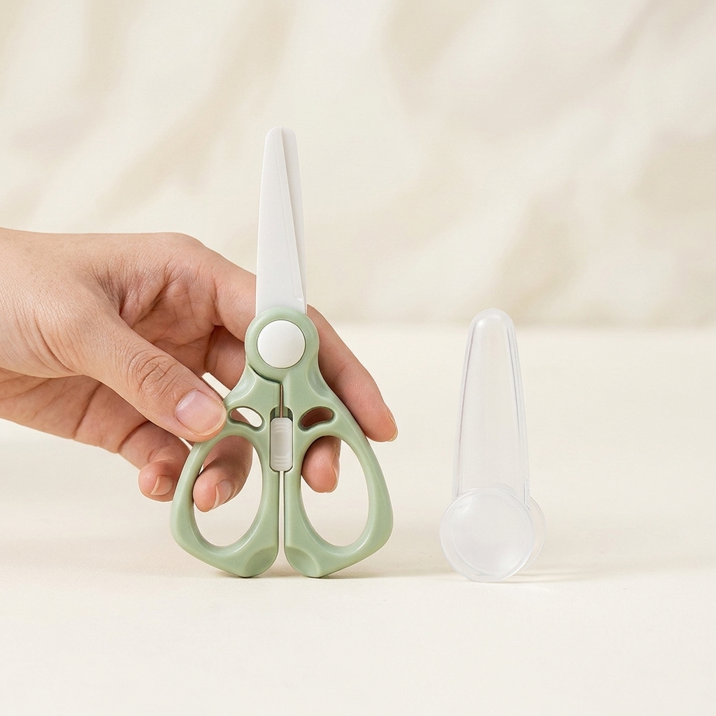 Tijeras de cerámica para alime - Baby Food Scissors reseña y precio