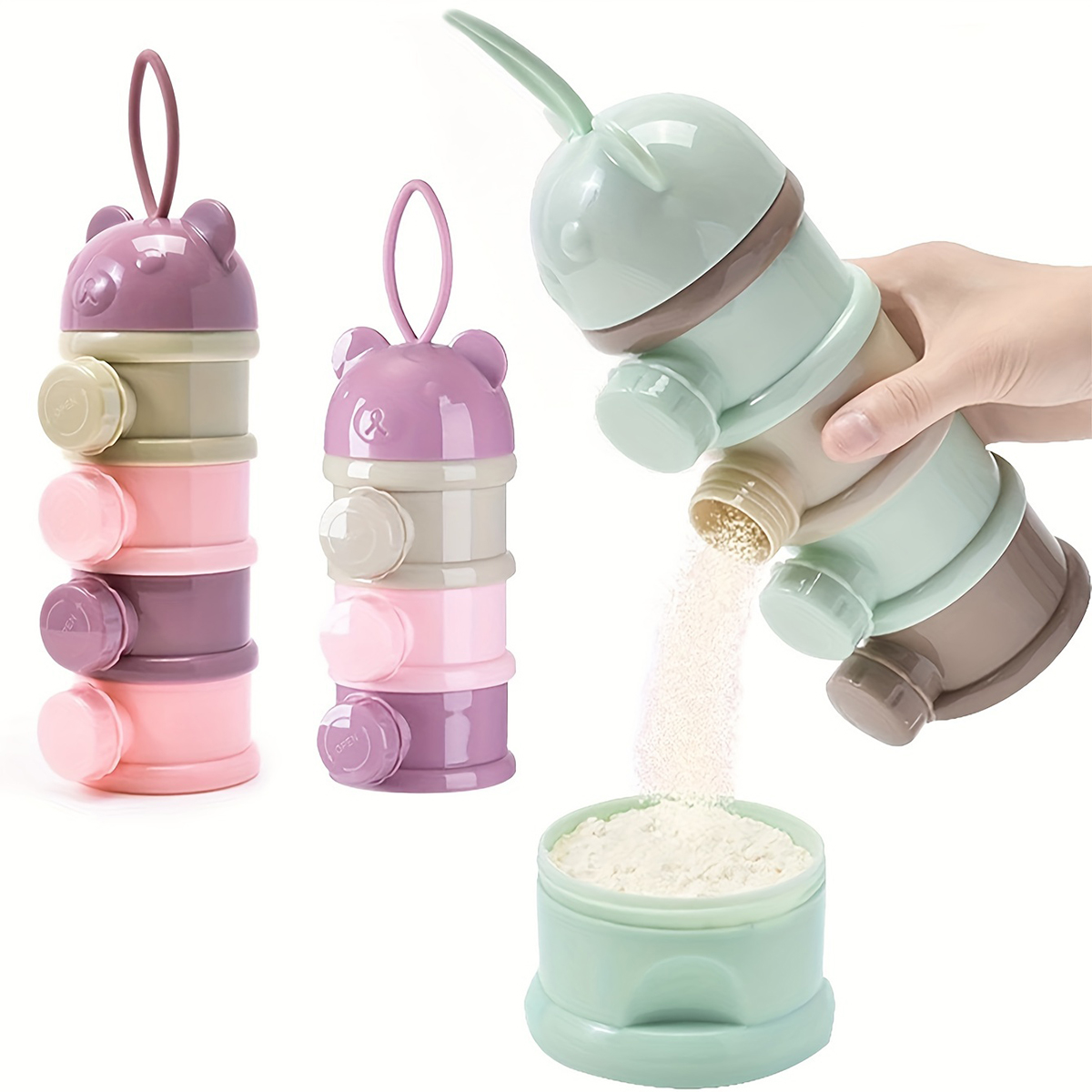 Contenedor de leche en polvo p - Baby Food Nan reseña y precio