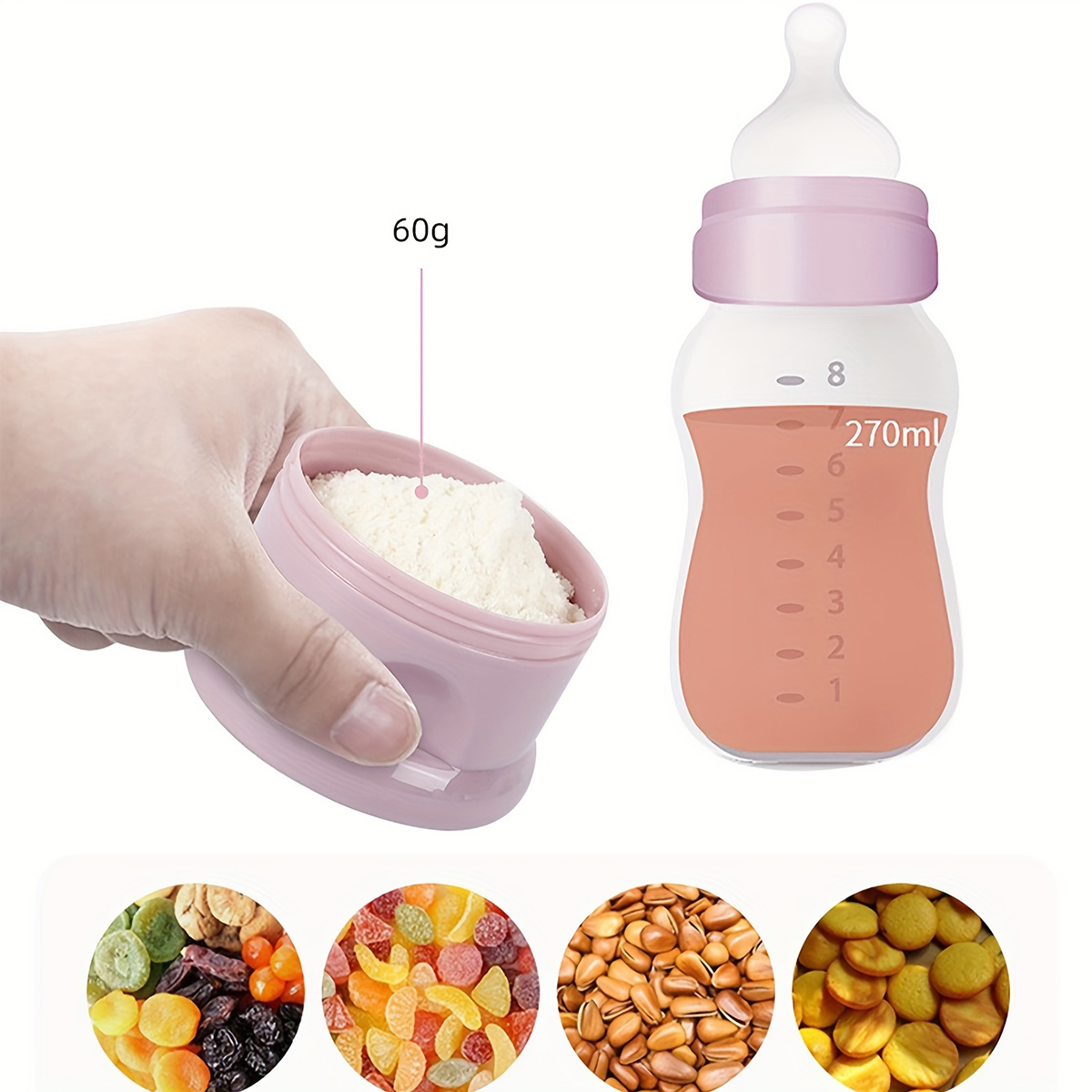 Contenedor de leche en polvo p - Baby Food Nan reseña y precio