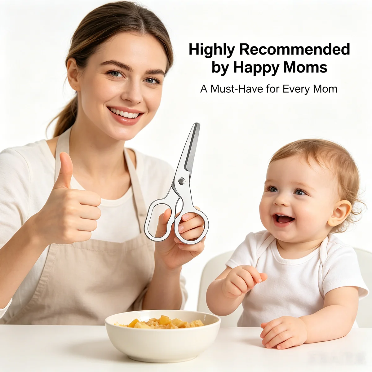 Tijeras para Comida de Bebé co - Baby Food Scissors reseña y precio