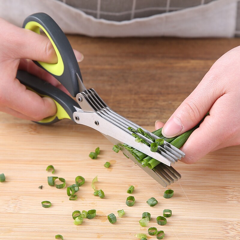 Tijeras para cebollín picado,  - Baby Food Scissors reseña y precio