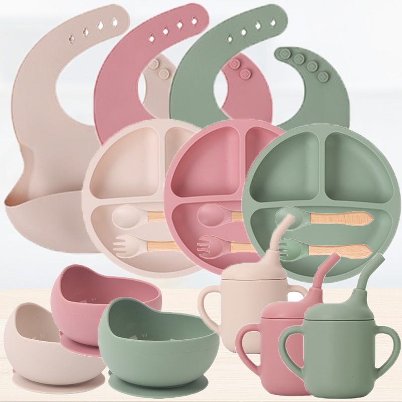 Juego de vajilla de silicona p - Baby Food Nutrition reseña y precio