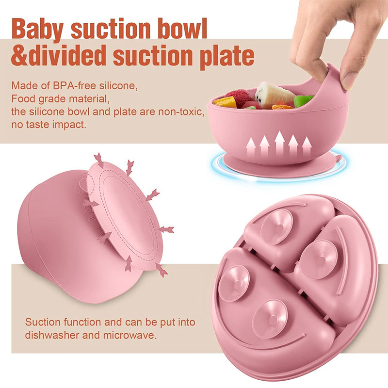 Juego de vajilla de silicona p - Baby Food Nutrition reseña y precio