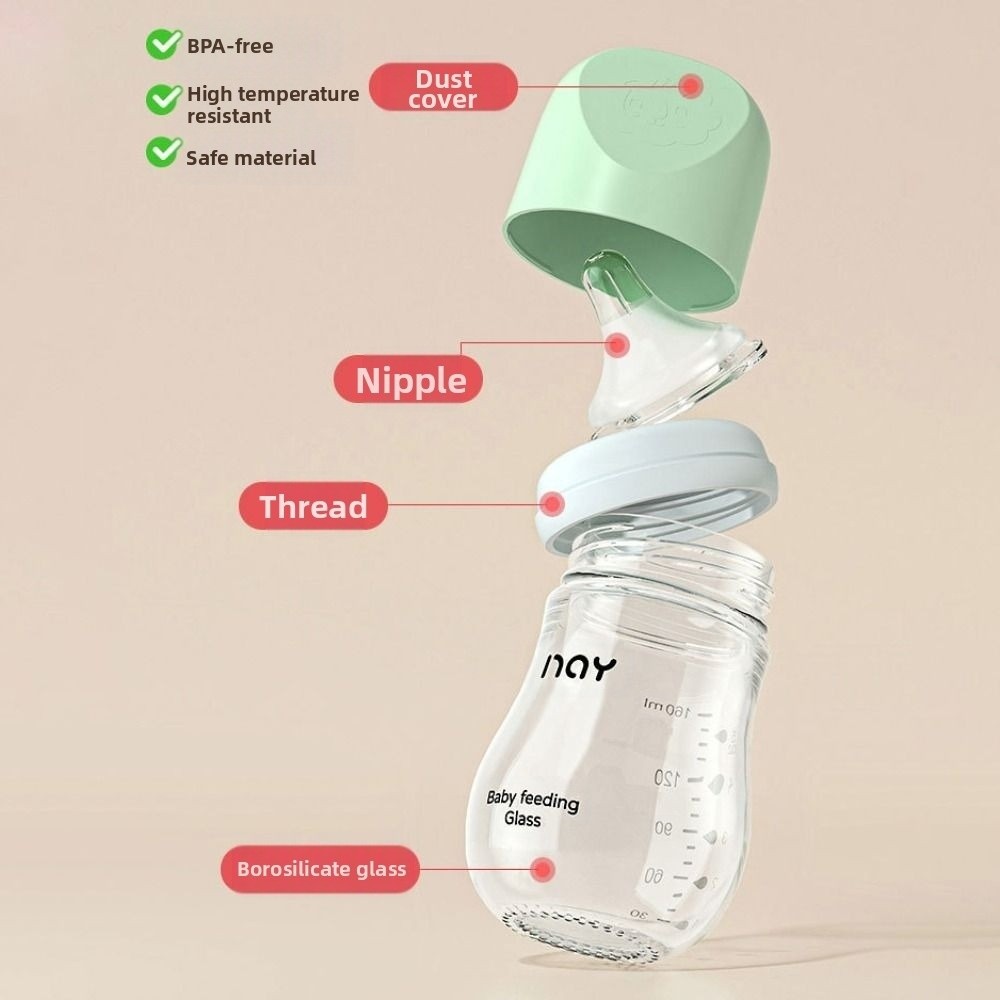 Biberón de vidrio antiflatulen - Baby Food Nutrition reseña y precio