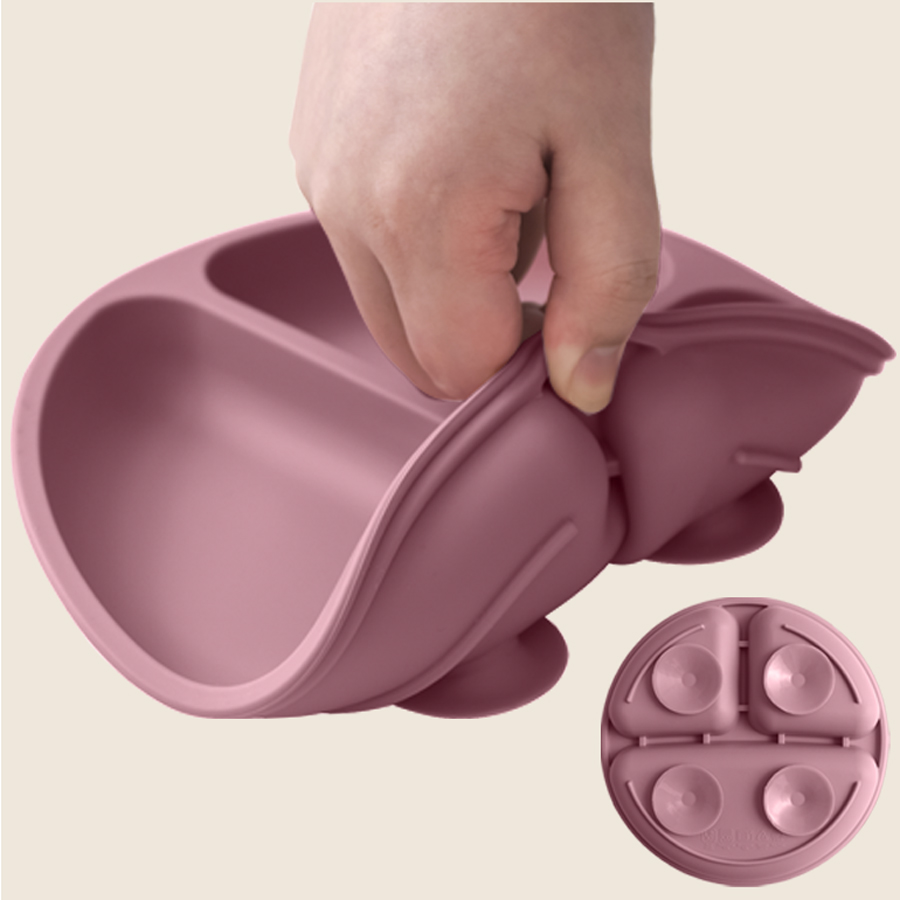 Plato de comedor de silicona c - Baby Food Universe reseña y precio