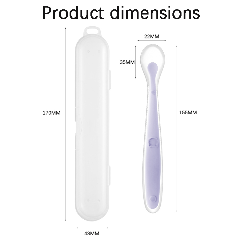 Cuchara de silicona para bebé, - Baby Food Nutrition reseña y precio
