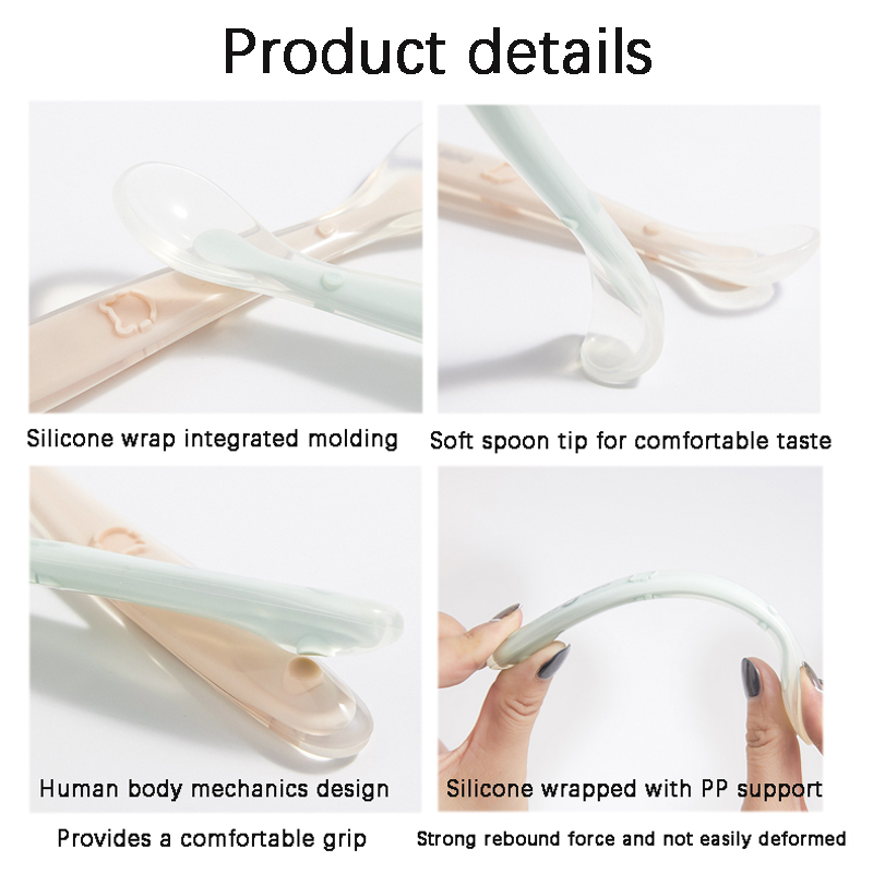 Cuchara de silicona para bebé, - Baby Food Nutrition reseña y precio