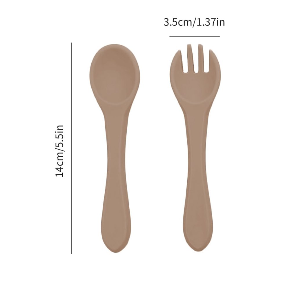 Cuchara y Tenedor de Silicona  - Baby Food Nutrition reseña y precio
