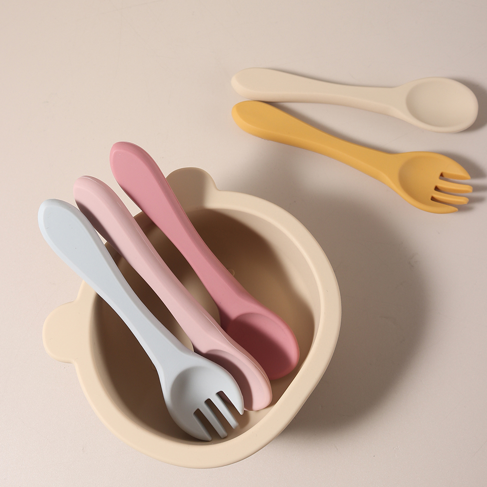 Cuchara y Tenedor de Silicona  - Baby Food Nutrition reseña y precio