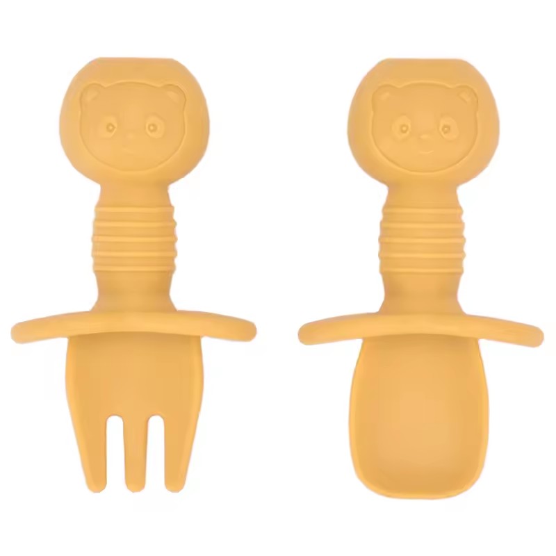 Cuchara de silicona con mango  - Baby Food Nutrition reseña y precio