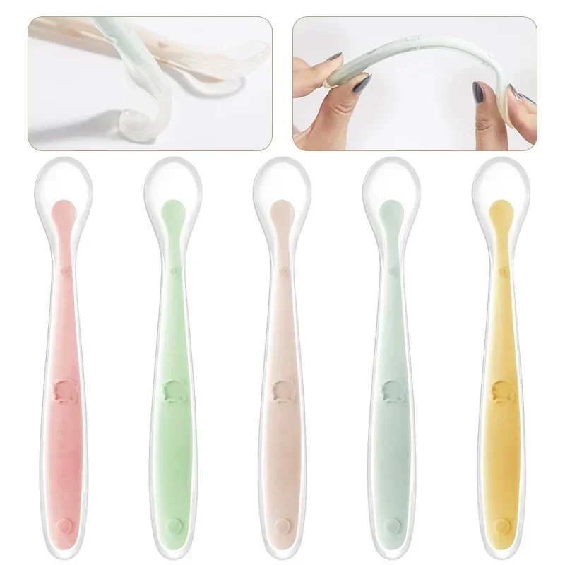Cuchara de silicona suave para - Baby Food Nutrition reseña y precio