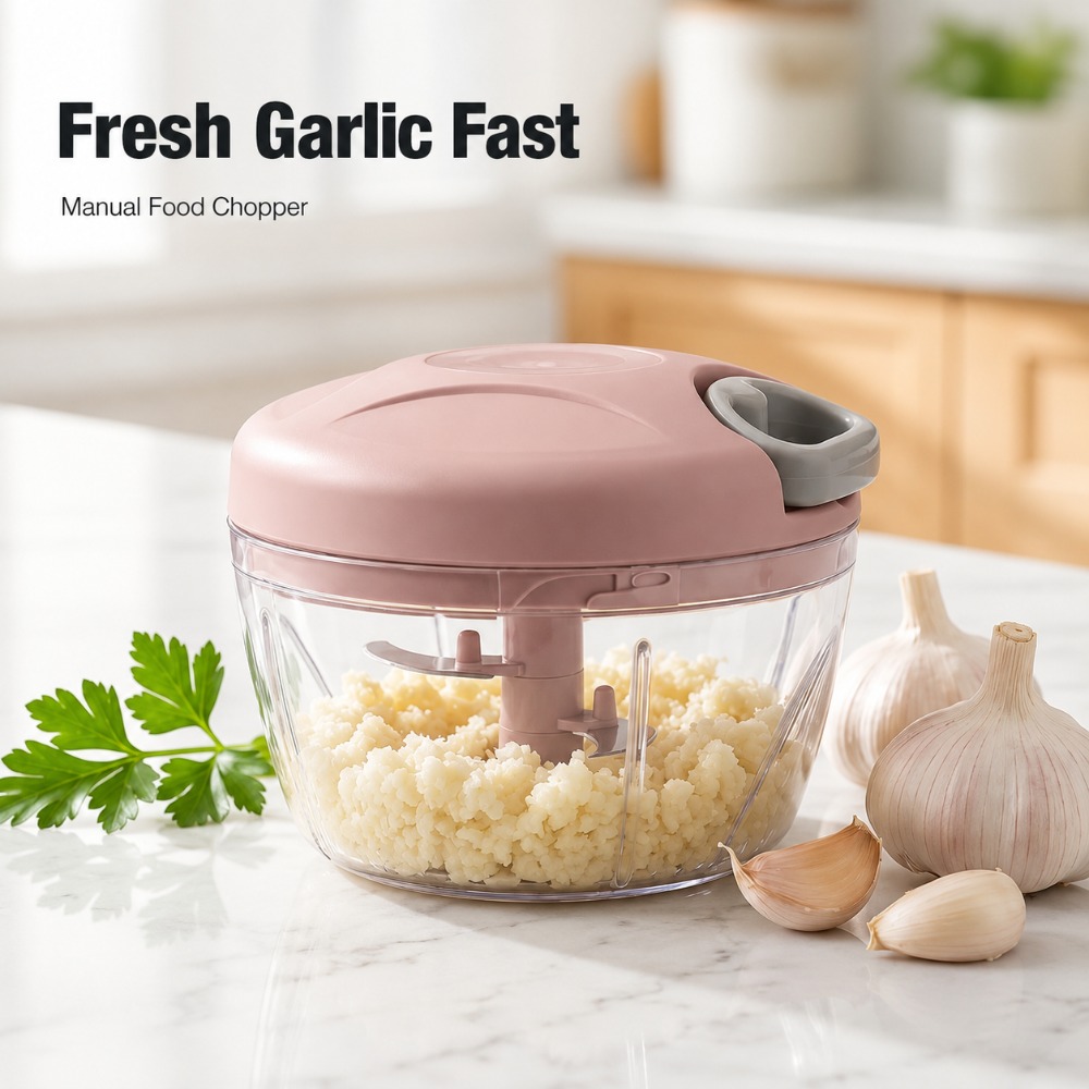 Picadora de ajo manual con cue - Baby Food With Meat reseña y precio