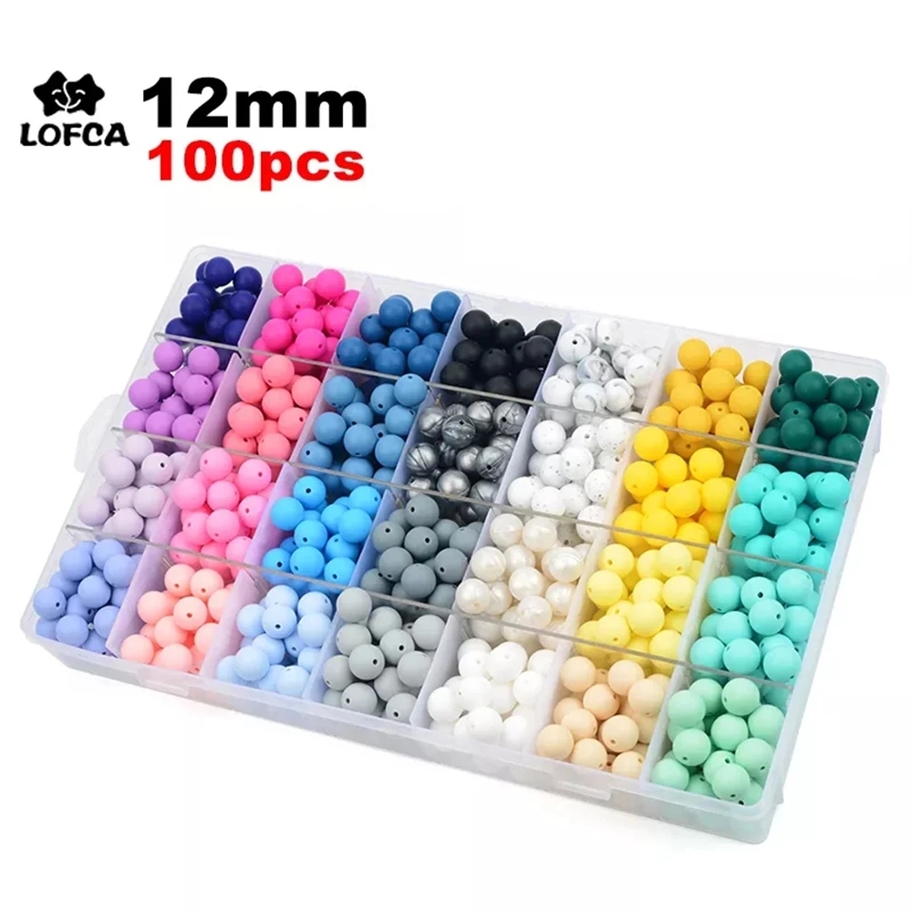 LOFCA 12mm 100 Uds cuentas de  - Baby Food Ingredients reseña y precio