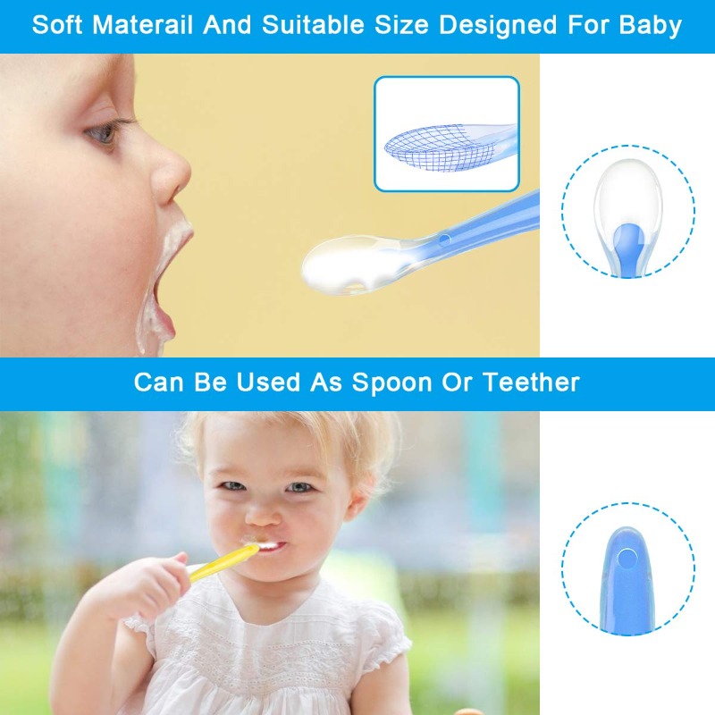 Cucharas de silicona para bebé - Baby Food Nutrition reseña y precio